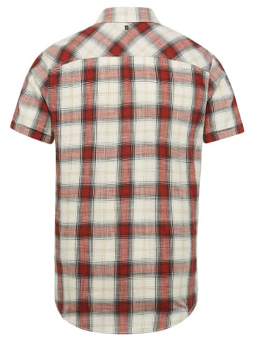 PME Legend Koszula - Regular fit - w kolorze beżowo-czerwonym