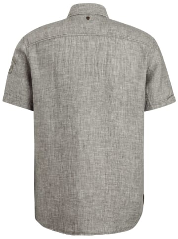 PME Legend Linnen blouse - regular fit - grijs