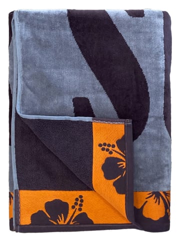 Le Comptoir de la Plage Strandlaken "Arica - Corfou" lichtgrijs - (L)175 x (B)100 cm