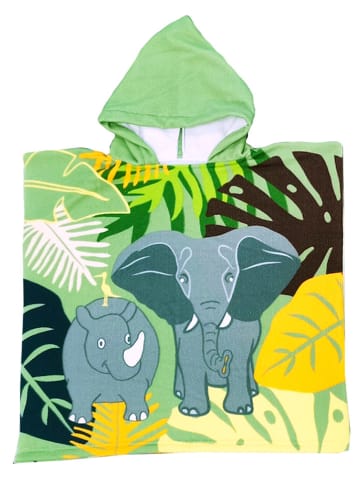 Le Comptoir de la Plage Badponcho "Elephant" meerkleurig - (L)120 x (B)60 cm