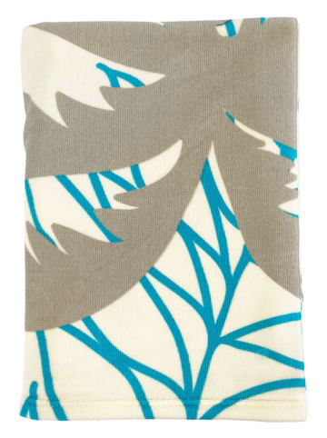 Le Comptoir de la Plage Ręcznik plażowy "Surf - Surftime" w kolorze kremowym ze wzorem - 170 x 90 cm