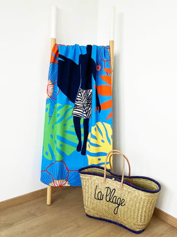 Le Comptoir de la Plage Ręcznik plażowy "Surf - Paulo" ze wzorem - 170 x 90 cm