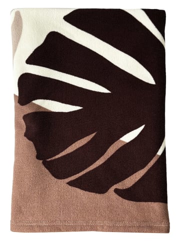 Le Comptoir de la Plage Microvezel strandlaken "Maldives - Mindol" lichtbruin - (L)170 x (B)90 cm