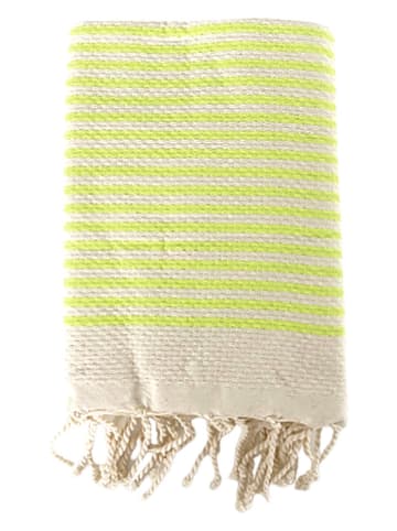 Le Comptoir de la Plage Fouta "Yadara" in Gelb - (L)200 x (B)100 cm