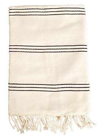 Le Comptoir de la Plage Fouta "Calliope" in Creme - (L)200 x (B)100 cm