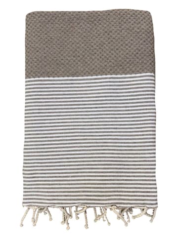 Le Comptoir de la Plage Fouta "Mikanda" beige - (L)200 x (B)100 cm