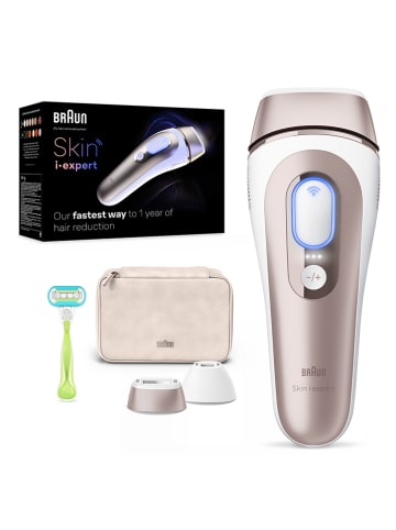 Braun Depilator IPL "Silk-expert Pro IPL PL7147" w kolorze jasnoróżowo-białym