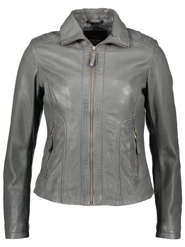 KRISS Lederjacke in Grau