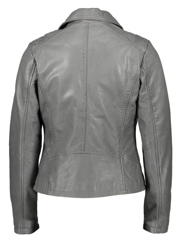 KRISS Lederjacke in Grau
