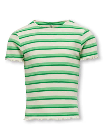 KIDS ONLY Shirt "Kogevig" groen/crème