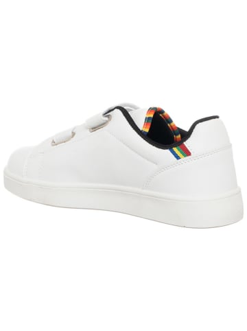 Benetton Sneakers in Weiß/ Orange