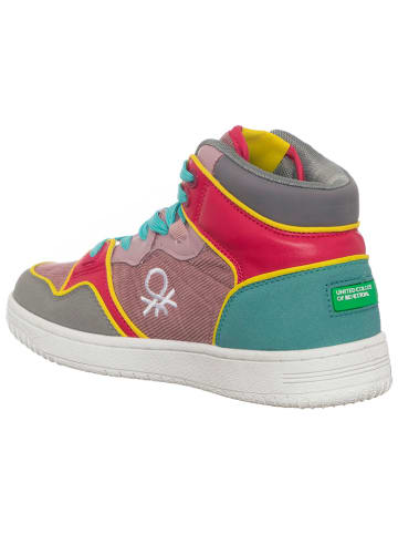 Benetton Sneakers in Pink/ Türkis