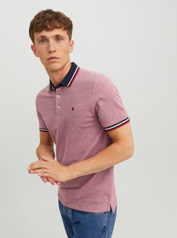 Jack & Jones Koszulka polo w kolorze czerwonym