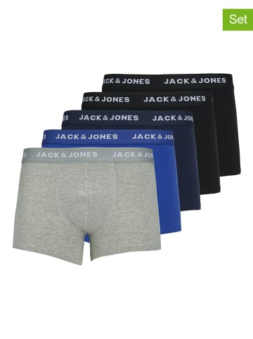 Jack & Jones 10er-Set: Boxershorts in Schwarz/ Blau/ Grau