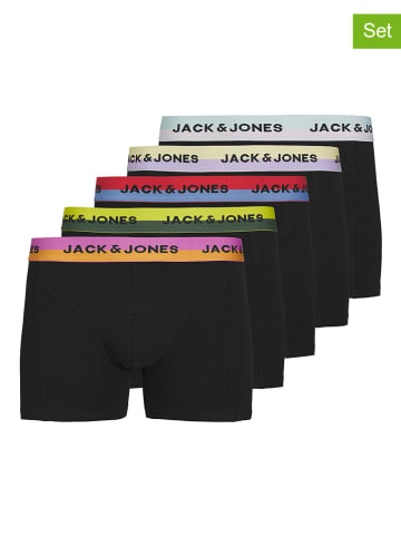 Jack & Jones Bokserki (5 par) w kolorze czarnym