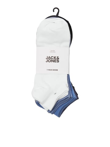 Jack & Jones Skarpety (7 par) w kolorze białym, czarnym i niebieskim