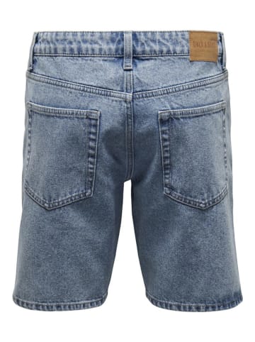 ONLY & SONS Spijkershort blauw