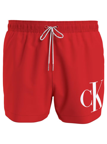 Calvin Klein Badeshorts in Rot