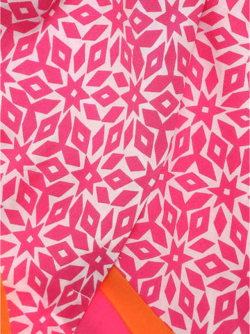Zwillingsherz Driehoekige sjaal roze  - (L)200 x (B)95 cm