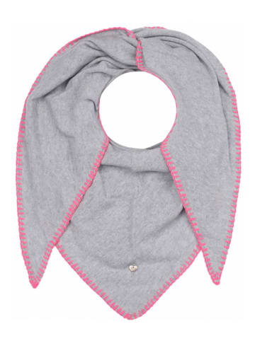 Zwillingsherz Driehoekige sjaal grijs - (L)200 x (B)100 cm