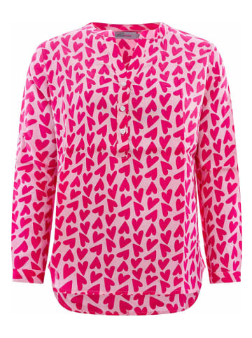 Zwillingsherz Bluzka "Herzen" w kolorze różowym