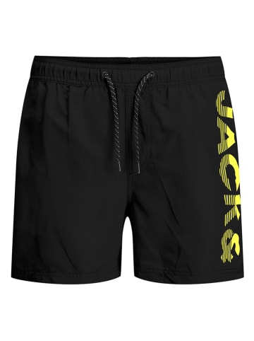 JACK & JONES Junior Szorty kąpielowe "Haruba" w kolorze czarnym