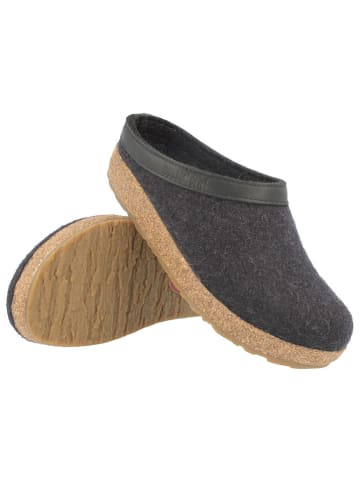 HAFLINGER Hausschuhe in Anthrazit
