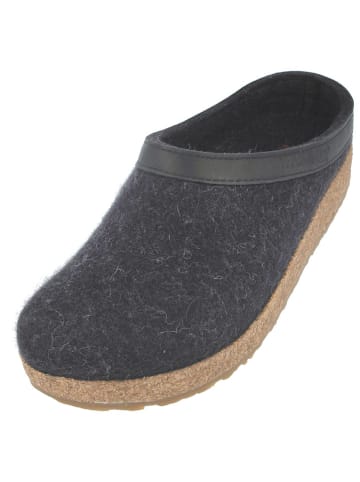 HAFLINGER Hausschuhe in Anthrazit