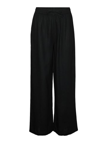 Vero Moda Spodnie "Linn" w kolorze czarnym