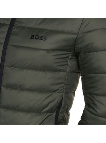 Hugo Boss Fashion Doorgestikte jas donkergroen