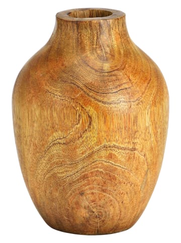 G. Wurm Vase in Hellbraun - (H)15 x Ø 10 cm