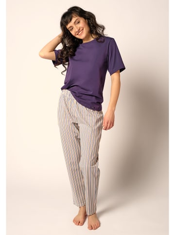 Skiny Pyjama paars/meerkleurig
