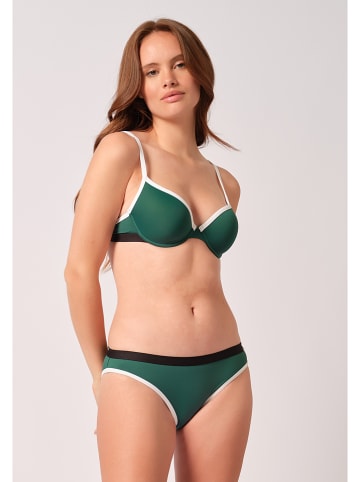 Skiny Biustonosz bikini w kolorze zielonym