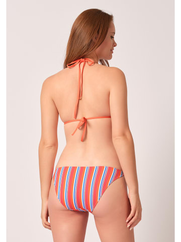 Skiny Bikini-Oberteil in Rot/ Blau