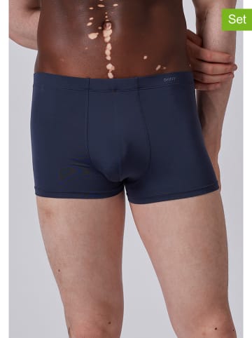 Skiny 2er-Set: Boxershorts in Dunkelblau