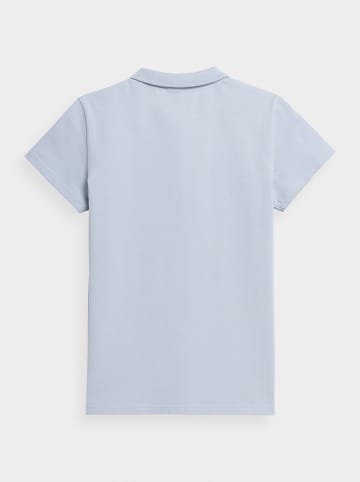4F Koszulka polo w kolorze błękitnym