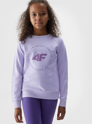 4F Bluza w kolorze fioletowym