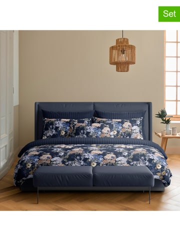 Rodier 2-delige set: satijnen kussenhoezen donkerblauw