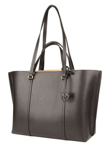 Pinko Leren shopper zwart - (B)36 x (H)29 x (D)13 cm