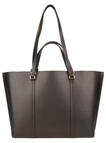 Pinko Leren shopper zwart - (B)36 x (H)29 x (D)13 cm