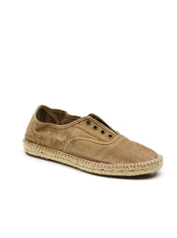 natural world Espadryle w kolorze jasnobrązowym