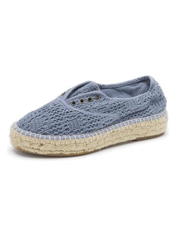 natural world Espadryle w kolorze błękitnym