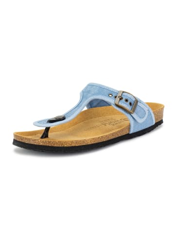 natural world Teenslippers lichtblauw