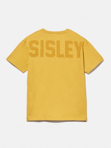 Sisley Koszulka w kolorze żółtym