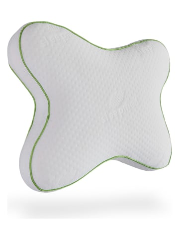 Lifa Living Ergonomisch kussen zilverkleurig - (B)46 x (H)35 x (D)10 cm