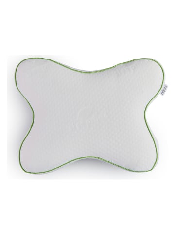 Lifa Living Ergonomisch kussen zilverkleurig - (B)46 x (H)35 x (D)10 cm