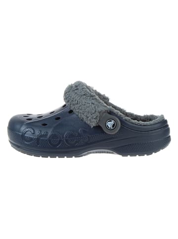 Crocs Crocs "Baya Lined Fuzz Strap" donkerblauw/antraciet