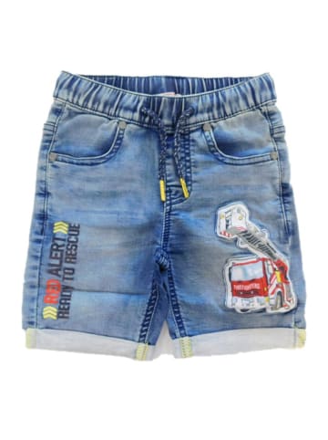 Salt and Pepper Jeans-Shorts "Firetruck" in Blau