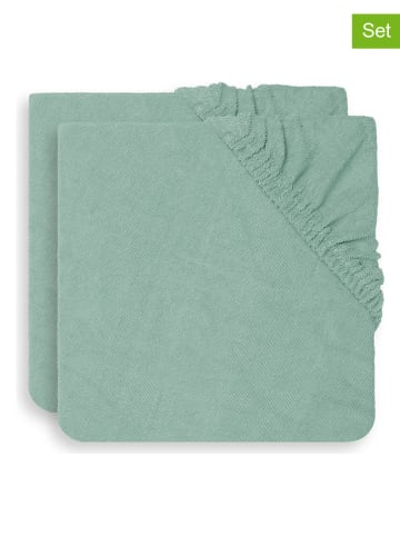 Jollein 2-delige set: hoezen voor verschoonkussens groen - (L)70 x (B)50 cm