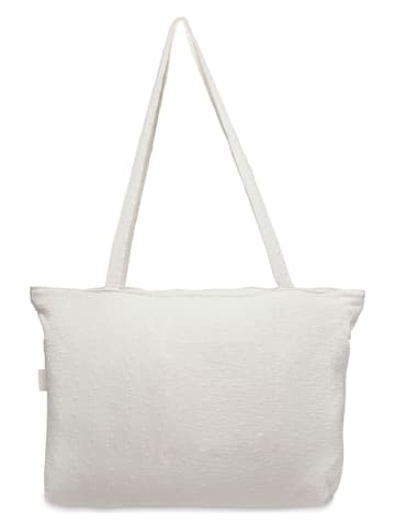 Jollein Shopper bag w kolorze kremowym - 34 x 45 x 7 cm